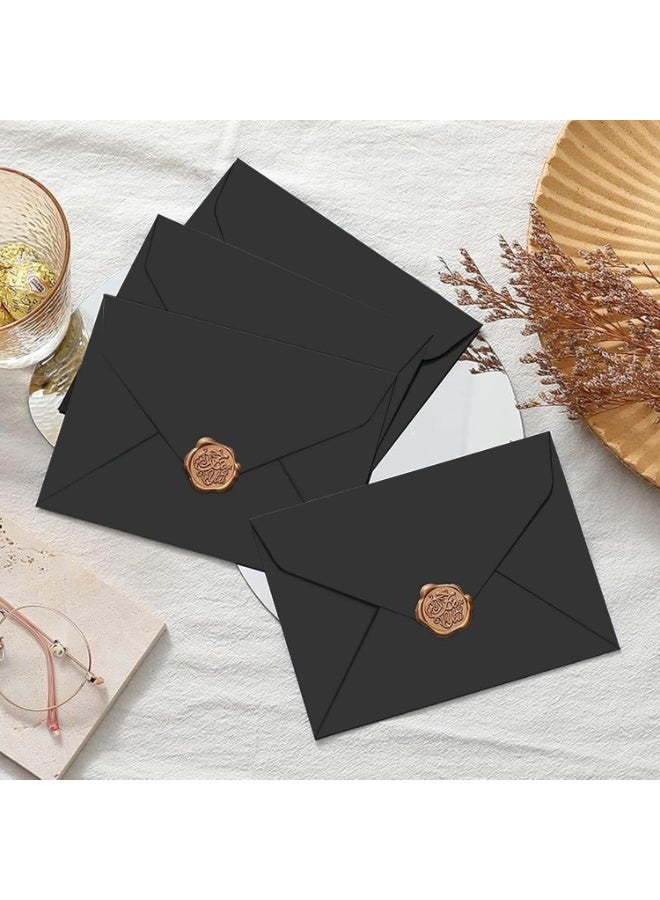 100 Pack Black Envelopes, 6.5x4.75 Inch Size, Wet Bonding Closure, Ideal for Invitations, Graduation, Wedding, 100 Count - Image 4