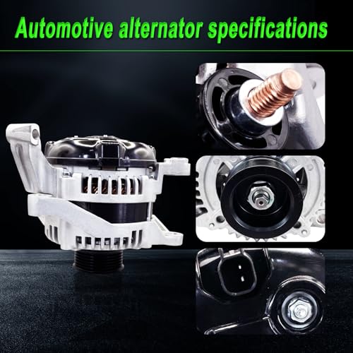 SHICHU Alternator Compatible with 2007 Aspen Durango Commander Grand Cherokee 2009-2013 Ram 1500 2007-2010 Nitro Liberty 11-12 1500 3.7L V6 4.7L V8 Replace for: 56029914A 11240N6G1 4210000711 - Image 5