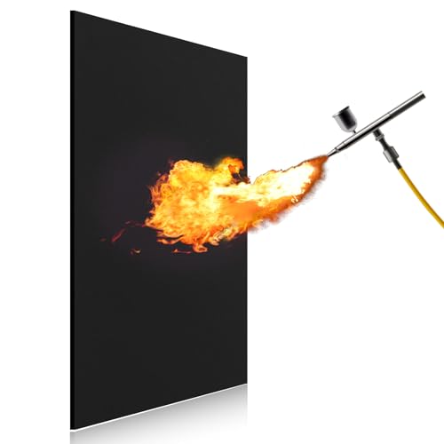 FLASLD Welding Blanket Fireproof Mat Heat Resistant Material Up To 1800°F Flame Retardant Fabric Carbon Felt for Grill Cover Stove Pit Soldering Welders Plumbers (24×36 inch) - Image 1