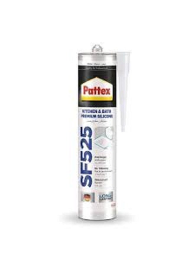 Pattex Patix SF525 silicone sealant has excellent adhesion and adheres without primer in many cases to glass, ceramics, and anodized aluminum. - Image 1
