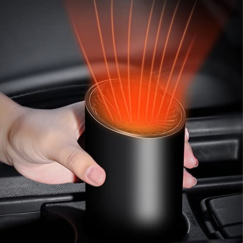 Jeanoko Car Heater Fan, Overheating Fast Heating Portable Car Demister Defroster Quick Defrosting for Cars(12V) - Image 2