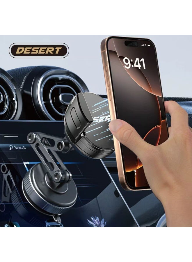 Desert 4‑in‑1 Car Mount MagSafe + Universal Mobile Holder | One‑Hand Operation | Paper‑Plane Fragrance | Car Glass Clip - Image 2
