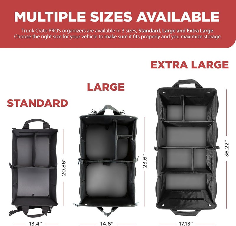 TrunkCratePro Car Storage Organizer - Versatile Trunk Organizer for SUV and Car - Image 3