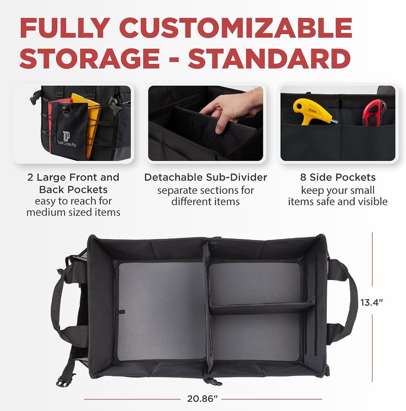 TrunkCratePro Car Storage Organizer - Versatile Trunk Organizer for SUV and Car - Image 2