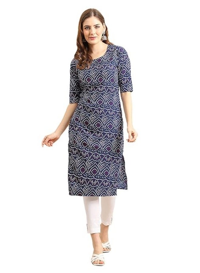 Pinkmint store Women's Crepe Regular Fashion kurta (pack of 2) S - Image 4