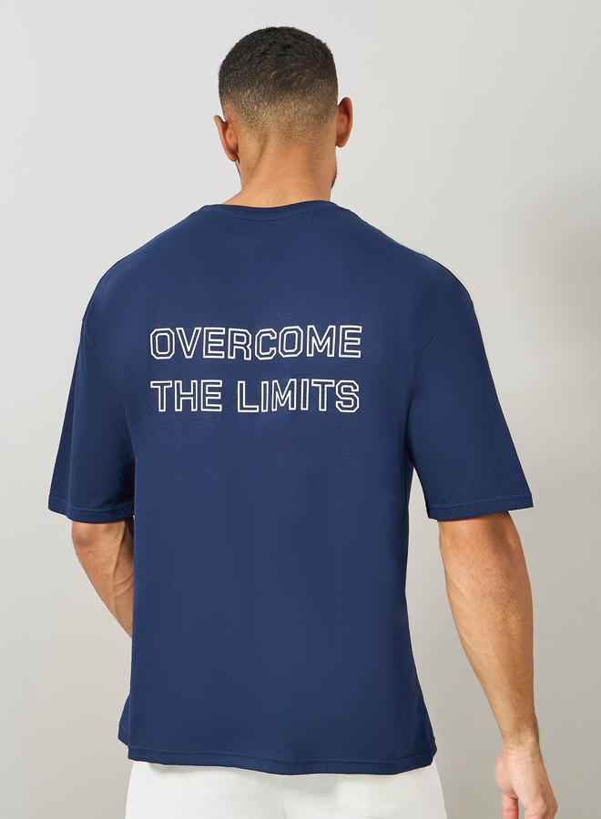 Styli Active Cotton Rich Oversized Athleisure T-Shirt - Image 5