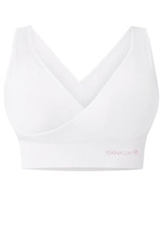 SANKOM Sankom Patent Classic Bra for Back Support | Swiss Design for Comfort, Posture, and Push-up Effect | Wire-Free with Wide Straps and V-Neck | Breathable, Hypoallergenic Fabric for Everyday Wear | Supports the Back While Lifting the Bust Naturally  - Image 1