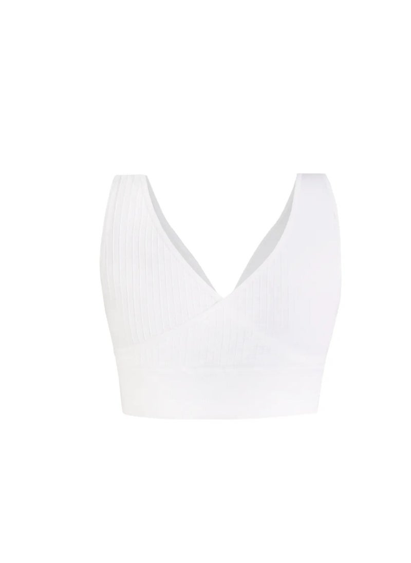 SANKOM - Patent Classic Bra for Back Support | Swiss Design for Comfort, Posture, and Push-up Effect | Wire-Free with Wide Straps and V-Neck | Breathable, Hypoallergenic Fabric for Everyday Wear | Supports the Back While Lifting the Bust Naturally - Image 1