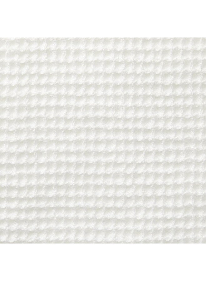 MUJI منشفة وجه قطنية بنسيج خلية النحل، رقيقة، منشفة وجه قطنية نقية طويلة للغسيل والاستحمام، بيضاء بسيطة، 34X85 سم - Image 2