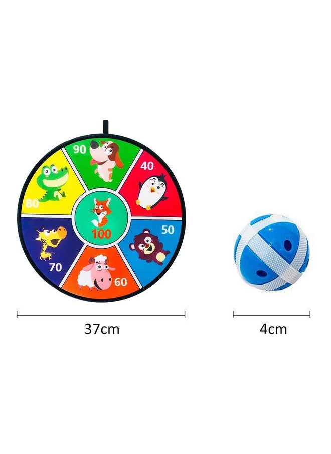 نيبمينينت Throwing Target Game With 8 Balls 37x37x1cm  - Image 2