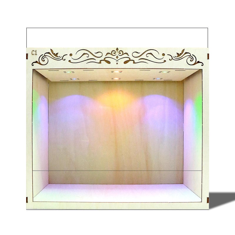 ETKVR Book Nook Kit Simple Booknook Bookend Miniature Dollhouse House Kit for Beginner DIY 3D Puzzle Model with LED Light and Dust Cover - Image 3