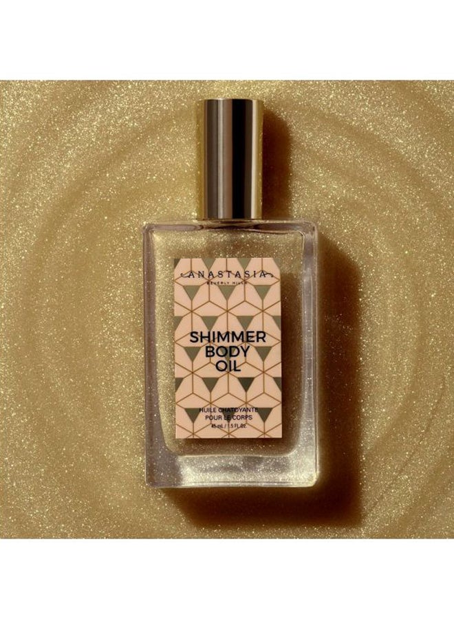 ANASTASIA BEVERLY HILLS Shimmer Body Oil Gold 45ml - Image 5