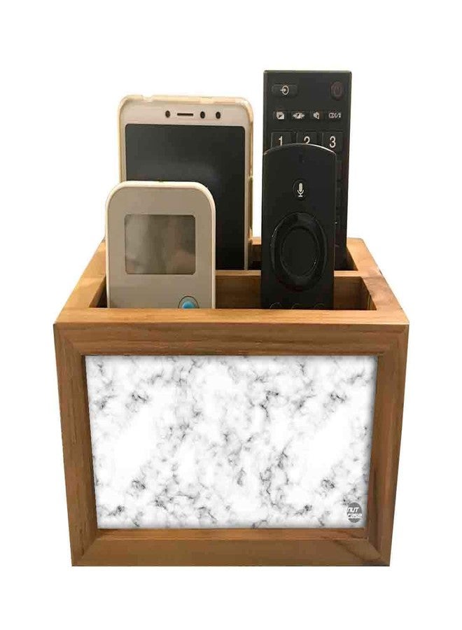 Nutcase Designer Teak Wood TV Remote Stand For Home Remote Holders Organizer Caddy for TV/AC Remotes Control -Multipurpose Desk Organiser-6�x4�x4� - PINK CLOUDS - Image 4