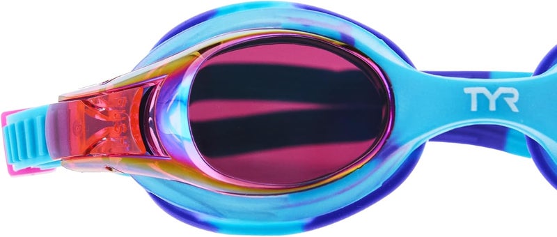 TYR Unisex Baby Swimple Tie Dye Goggles Kid's mirrored goggles - Image 2