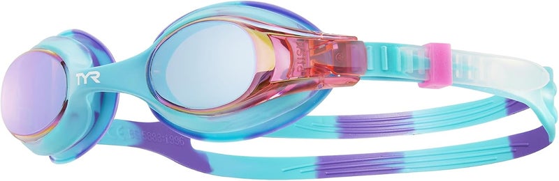 TYR Unisex Baby Swimple Tie Dye Goggles Kid's mirrored goggles - Image 1