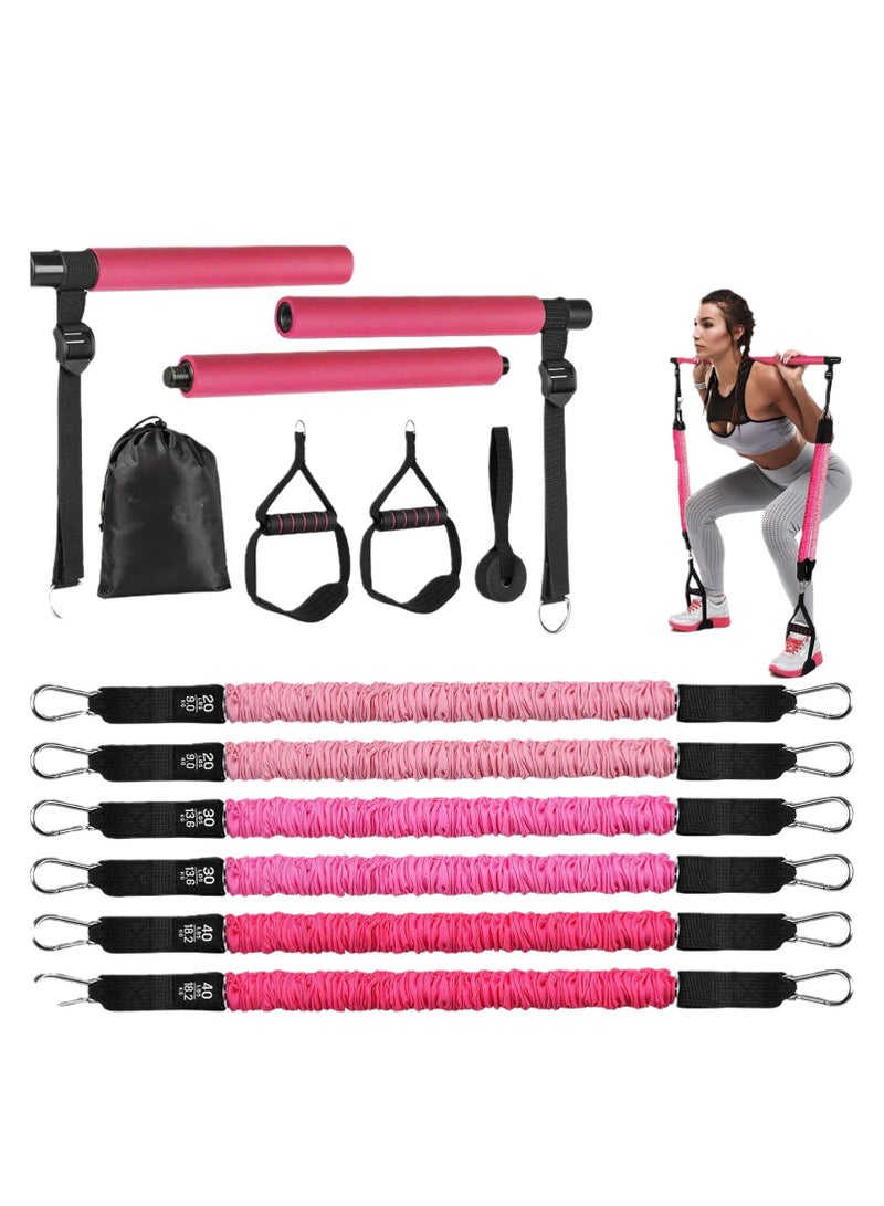 Multi Functional Yoga Pilates Stick Fitness Rod Set
