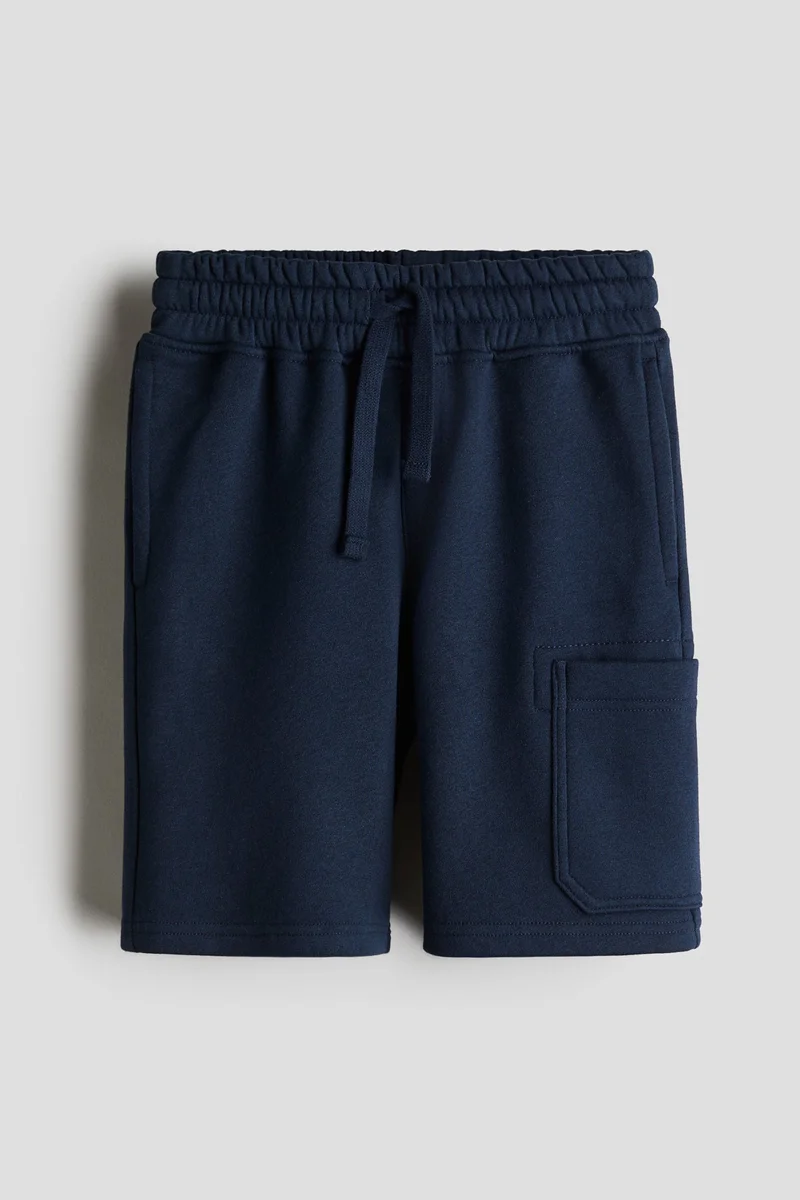 H&M Brushed-inside cargo sweatshorts