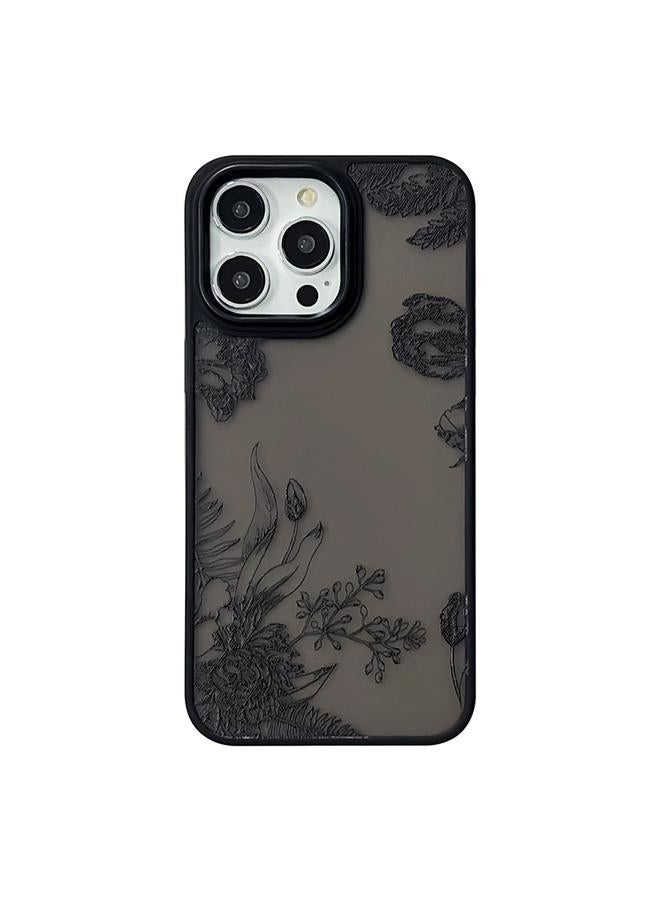 اس-توب جراب لهاتف iPhone 14 Pro مصنوع من مادة TPU+PC غير اللامعة المقاومة للصدمات - Image 1