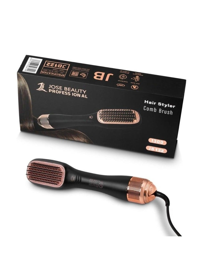 jose Beauty JB-122 Professional 2-in-1 Hair Dryer and Styler - 1300W