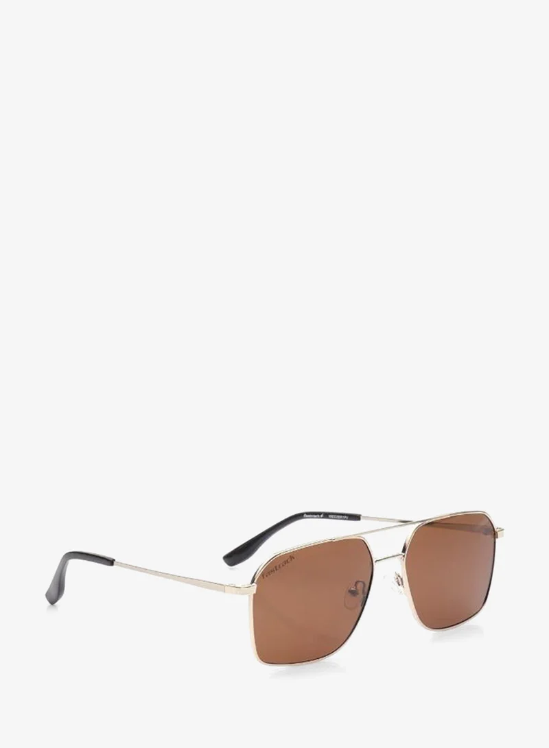 فاستراك Polarized Sunglasses Gold Frame Brown Mirror Lens 58mm  - M8032BR1PV
