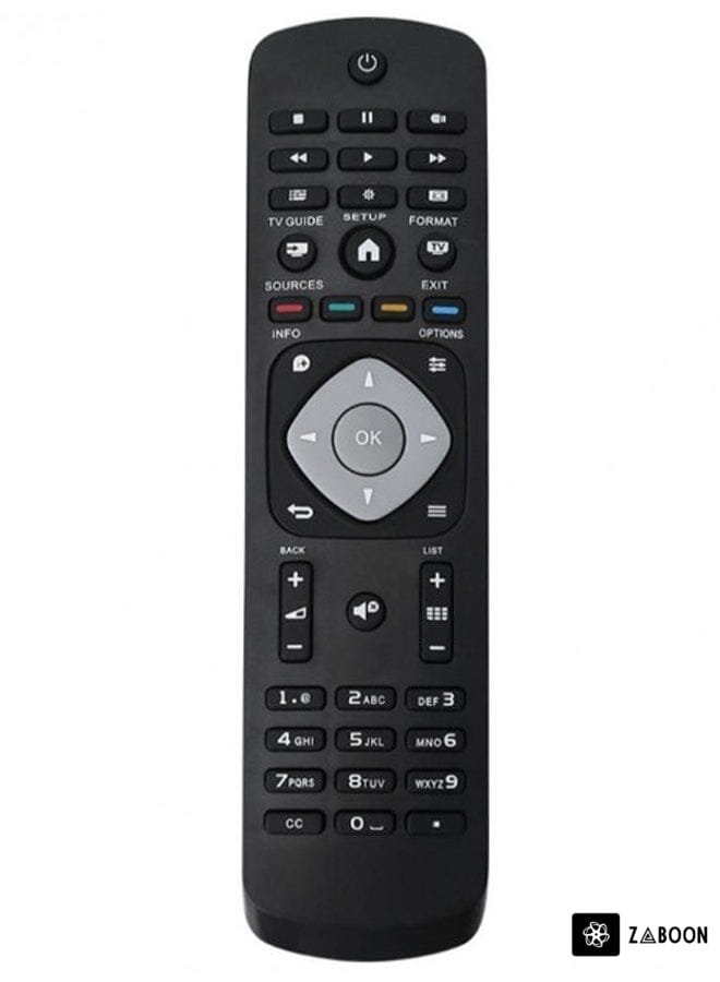 Zaboon Universal Philips TV Remote Control Black