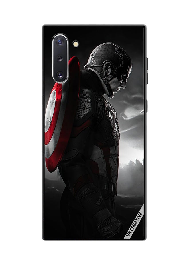 VR CREATIVE Protective Case Cover For Samsung Galaxy Note10 5G Captain America Design Multicolour - Image 1