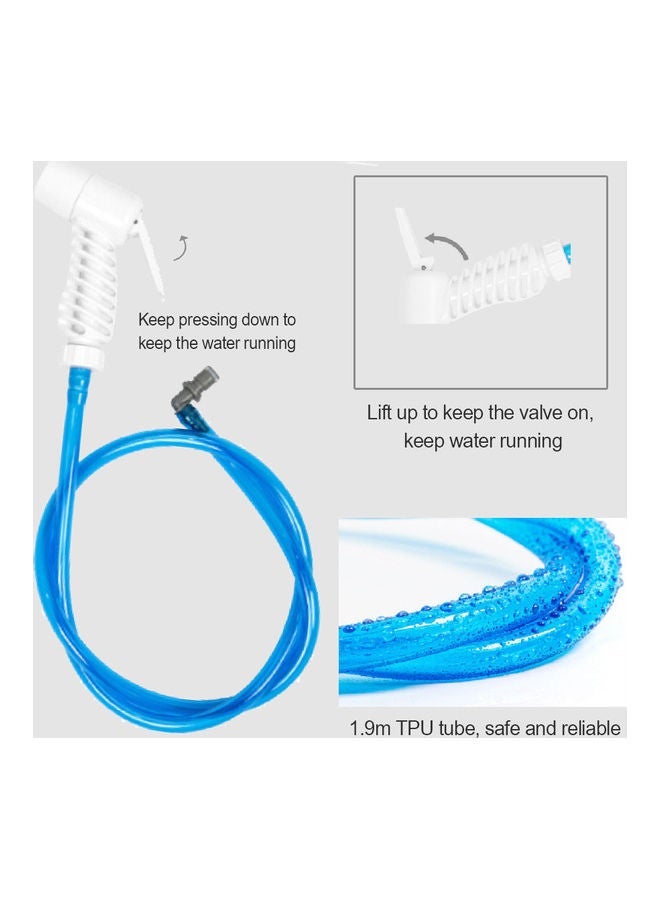 NIBEMINENT 15L Portable Camping Shower Bag 39x5x14cm - Image 4