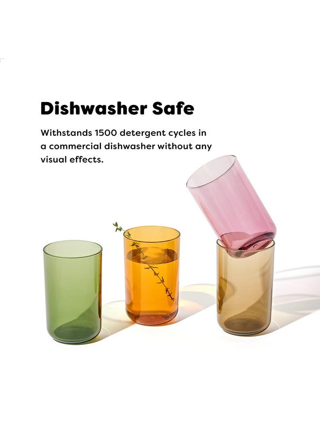 TOSSWARE RESERVE 10oz Tumbler - Color Series SET OF 4, Premium Quality, Tritan Dishwasher Safe & Heat Resistant Unbreakable Party Cups - Image 4