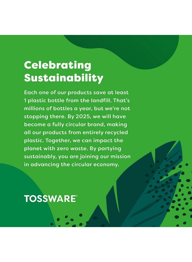 TOSSWARE RESERVE 10oz Tumbler - Color Series SET OF 4, Premium Quality, Tritan Dishwasher Safe & Heat Resistant Unbreakable Party Cups - Image 5