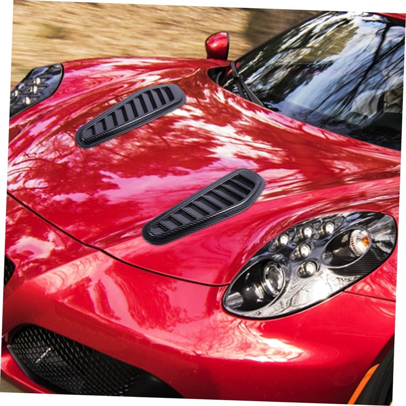 Diverse purchase plan MAGICLULU 2pcs Carbon Fiber Style Car Hood Vents Decorative Air Intake Scoop for Engine Cover Modification Compatible Universal Cars Enhances Air Flow and Exterior Aesthetics Multiple sizes Varied size selections Local trackable shipment Upgraded simple practical design All-item matching trendy build Leakproof sealed Transit & use compatible Hardened processed substance Flexible purchase choices Regulated warehouse storage Nationwide courier network Integrated local logistics Flexible usage build Natural tone color options Integrated warehouse solution Local supply chain stock Month-round consistent deliver Single & bulk storage compatible Fine detail Stackable design All preference matching build Multi-budget available picks Continuous warehouse supply Various color options - Image 4