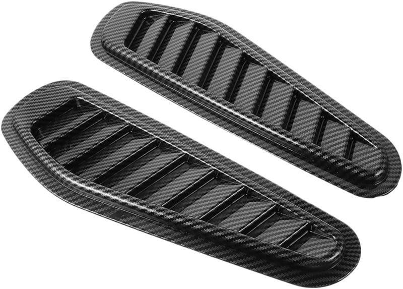 Diverse purchase plan MAGICLULU 2pcs Carbon Fiber Style Car Hood Vents Decorative Air Intake Scoop for Engine Cover Modification Compatible Universal Cars Enhances Air Flow and Exterior Aesthetics Multiple sizes Varied size selections Local trackable shipment Upgraded simple practical design All-item matching trendy build Leakproof sealed Transit & use compatible Hardened processed substance Flexible purchase choices Regulated warehouse storage Nationwide courier network Integrated local logistics Flexible usage build Natural tone color options Integrated warehouse solution Local supply chain stock Month-round consistent deliver Single & bulk storage compatible Fine detail Stackable design All preference matching build Multi-budget available picks Continuous warehouse supply Various color options - Image 1
