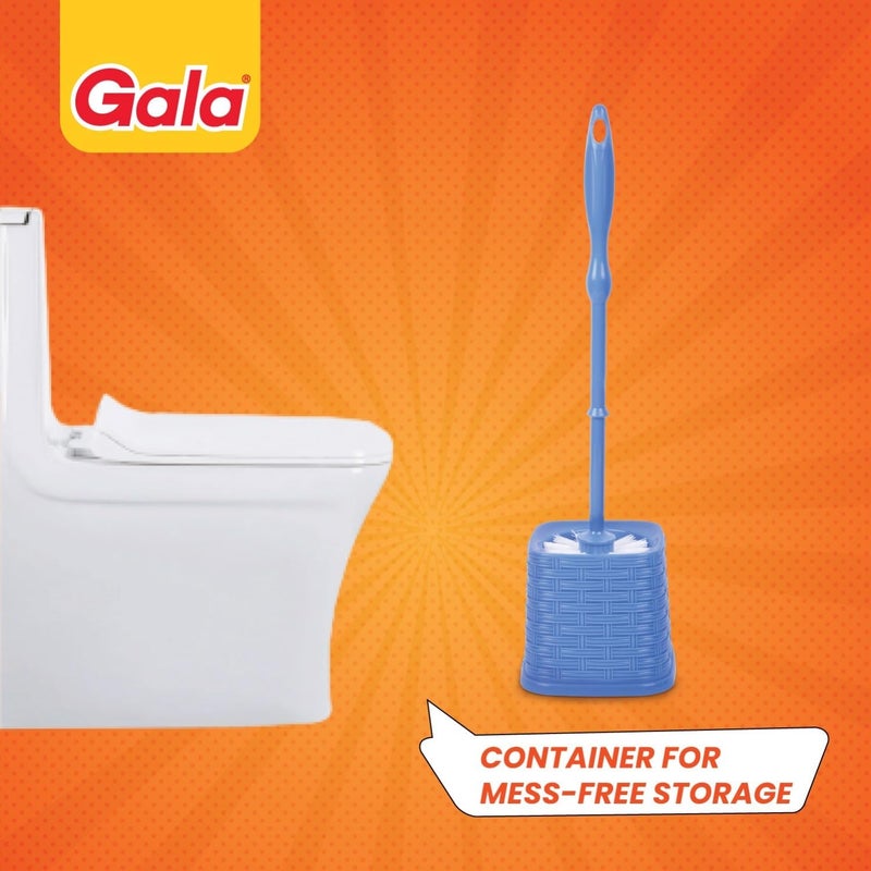 Gala Toilex Toilet Brush With Square Container(Multicolor,Pack of 1) - Image 2