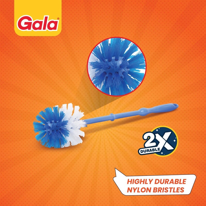 Gala Toilex Toilet Brush With Square Container(Multicolor,Pack of 1) - Image 4