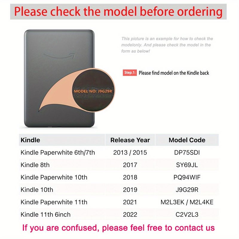 غطاء بلاستيكي ناعم واقٍ بألوان مختلطة بسحاب لجهاز Kindle Paperwhite الجيل الحادي عشر للقراءة الإلكترونية، بتصميم رسم حر بسيط - Image 2