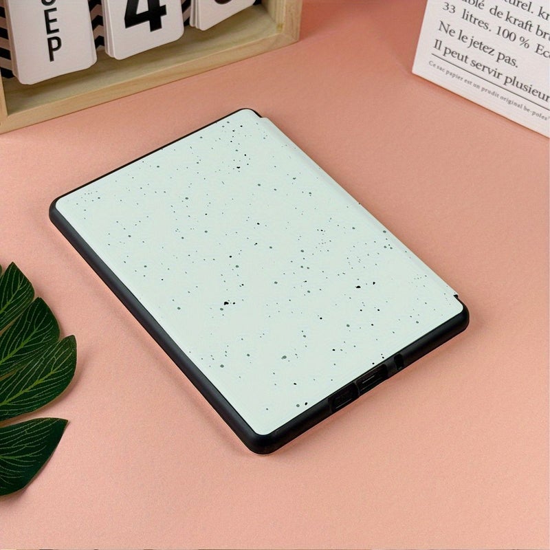 غطاء بلاستيكي ناعم واقٍ بألوان مختلطة بسحاب لجهاز Kindle Paperwhite الجيل الحادي عشر للقراءة الإلكترونية، بتصميم رسم حر بسيط - Image 5