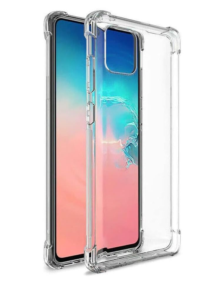 VITION Samsung Galaxy Note 10 Lite/A81, Case Cover TPU Bumper Corner Anti-Fall Flexible (Samsung Note 10 Lite) Clear - Image 3