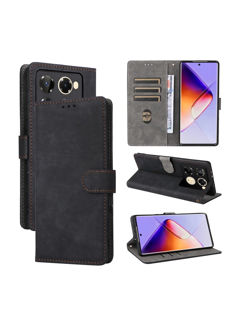 Fankalo Phone Case for Infinix Note 40 Pro 5G/ Infinix Note 40 Pro+ 5G with RFID Security Protection Flip PU Leather Wallet Case with Card Holder Shockproof Protective Cover  - Image 1