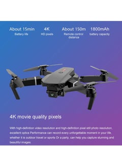 Rabos E88 Pro Drone 4k With High Definition Camera WiFi Foldable Drone 2.4G 6 Axis RC Altitude Hold  - Image 4