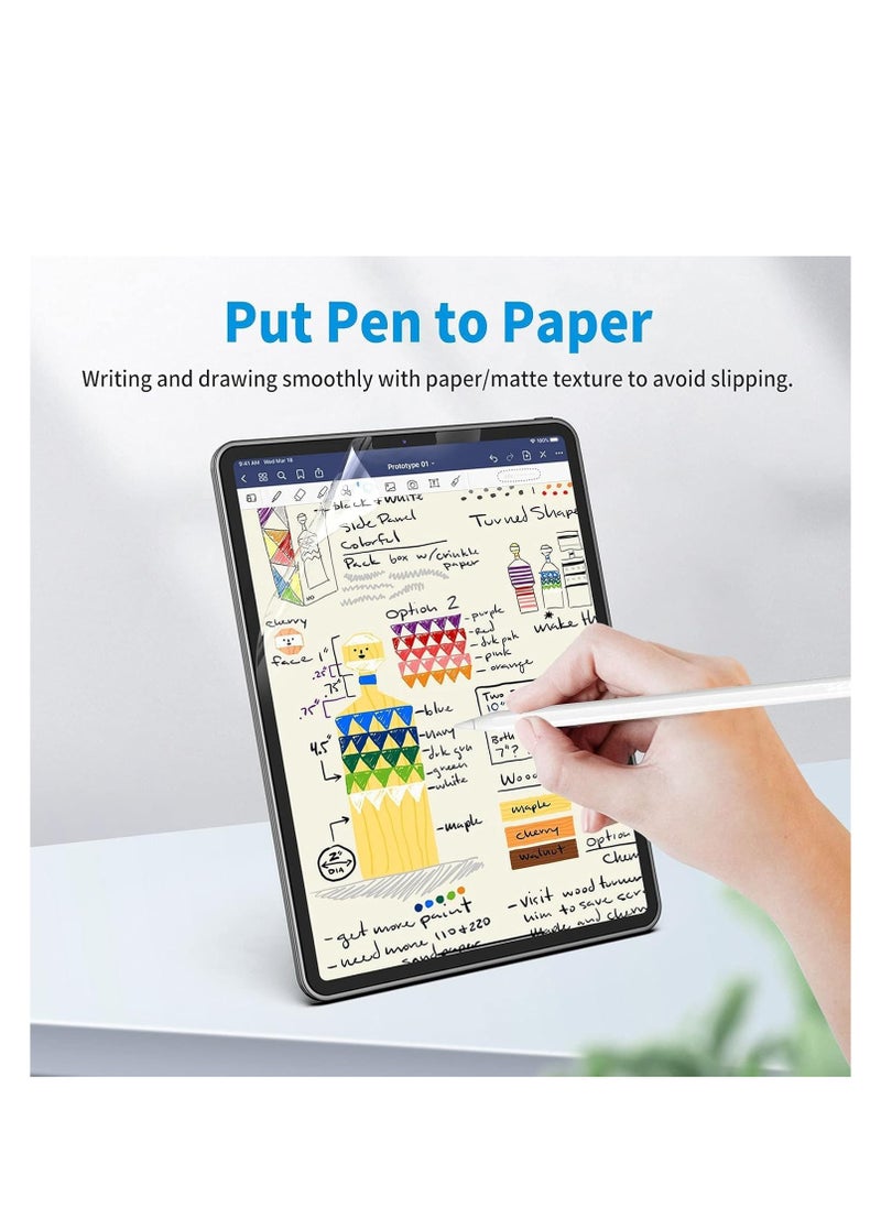 2Packs Paper Screen Protector Compatible with Huawei MatePad Pro 12.2" 2025/2024, Anti-Glare Matte, Anti-Scratch, Write and Draw Like on Paper, Compatible with Pencil for Huawei MatePad Pro 12.2"