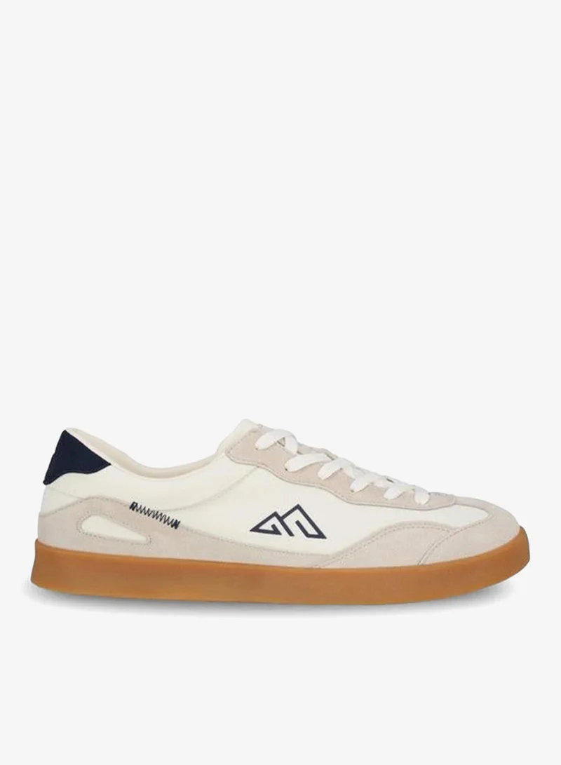 Men Colourblock Lace-Up Ankle Sneakers