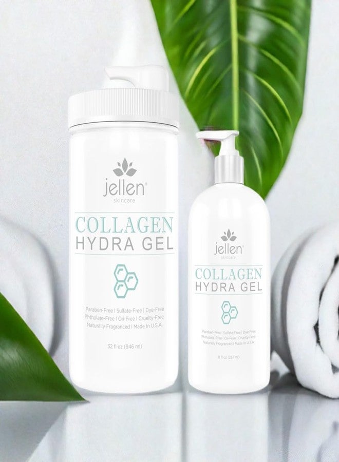 jellen Conductive Facial Gel - Packed with Collagen, Peptides, Hyaluronic Acid, Cucumber, Botanical Extracts - For Microcurrent, Ultrasonic, Galvanic Facial Treatment (8 Oz) - Image 5