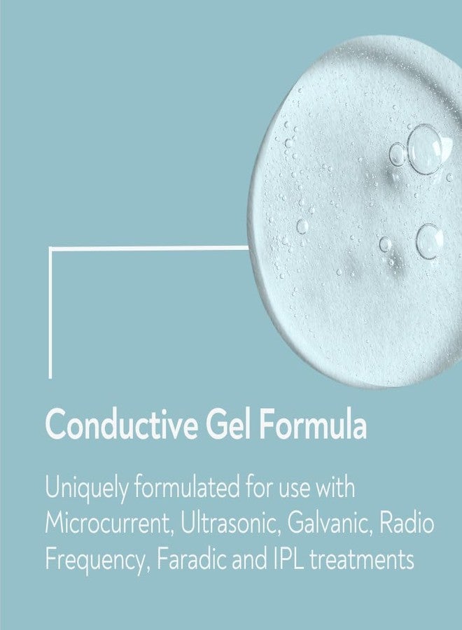 jellen Conductive Facial Gel - Packed with Collagen, Peptides, Hyaluronic Acid, Cucumber, Botanical Extracts - For Microcurrent, Ultrasonic, Galvanic Facial Treatment (8 Oz) - Image 3