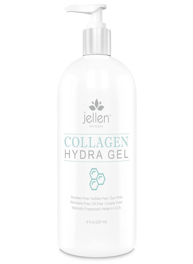 jellen Conductive Facial Gel - Packed with Collagen, Peptides, Hyaluronic Acid, Cucumber, Botanical Extracts - For Microcurrent, Ultrasonic, Galvanic Facial Treatment (8 Oz) - Image 1