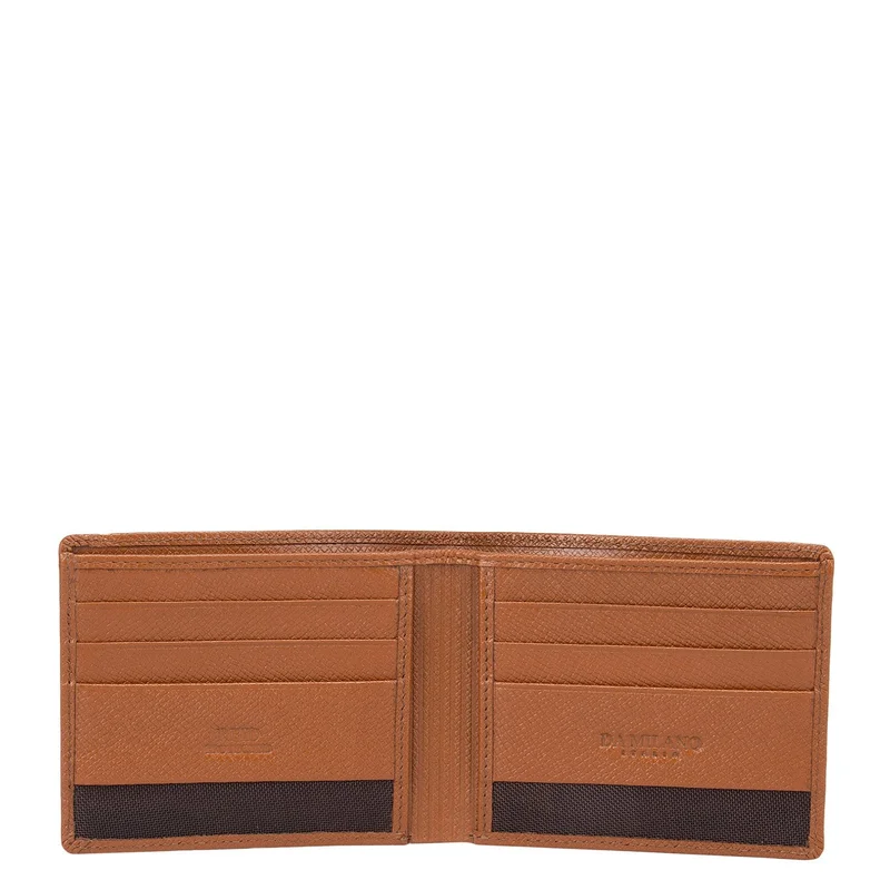 Da Milano  Franzy Leather Mens Wallet - Cognac for Men | Best Price UAE