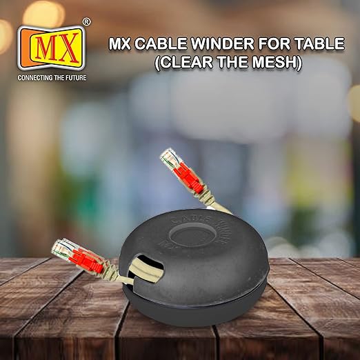 MX Tangle-Free Cable Winder Compact Retractable Cord Organizer for Earphones, USB & Charging Cables Tangle-Free Cable Management for Home, Office & Travel Pack of 2 Cable Organizer for Electronics - Image 5