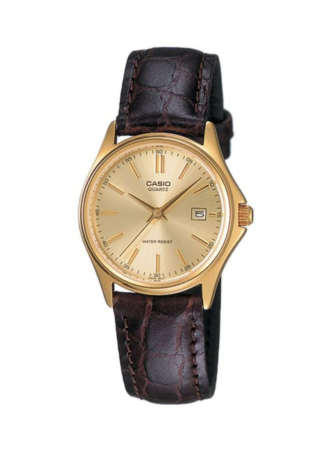 CASIO Women Classic Analog Watch LTP-1183Q-9ADF - 29 mm - Brown - Image 1