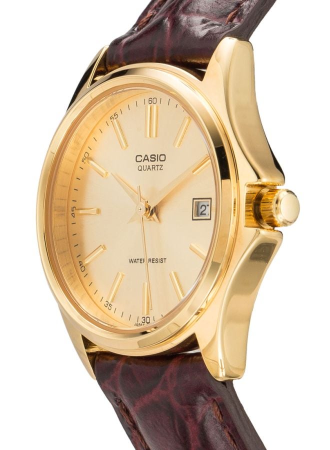 CASIO Women Classic Analog Watch LTP-1183Q-9ADF - 29 mm - Brown - Image 4