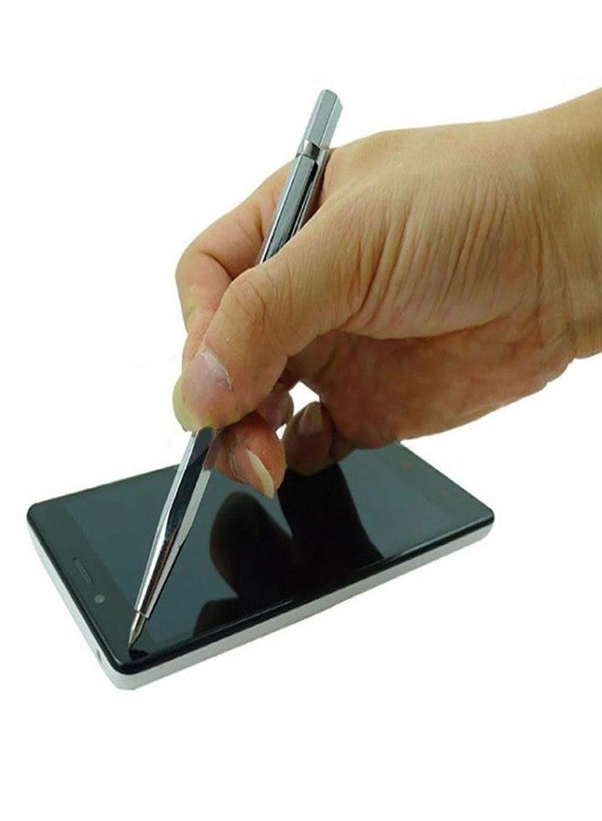 Nasmodo® Etching Engraver and Tungsten Carbide Scribe - Glass Writer Carving Tool for Ceramics/Hardened Steel - Aluminum Pen With Clip - Image 4
