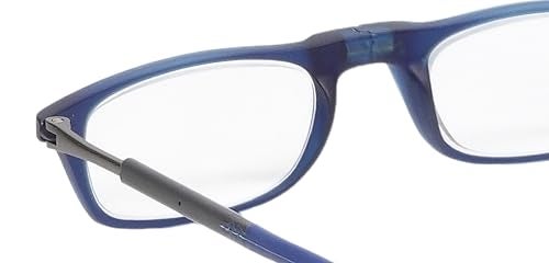 Calabria SP03 Snap Magnetic Reading Glasses +1.50 Crystal Blue Front Connect Adjustable Temples Around Neck Hanging Readers - Image 4