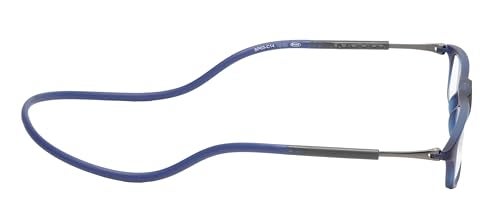 Calabria SP03 Snap Magnetic Reading Glasses +1.50 Crystal Blue Front Connect Adjustable Temples Around Neck Hanging Readers - Image 3